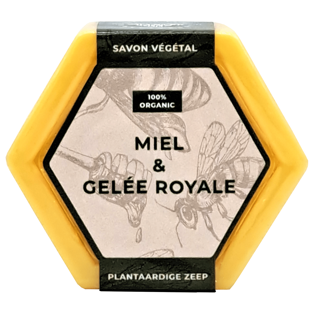 Honey and royal jelly soap / raw 95 g