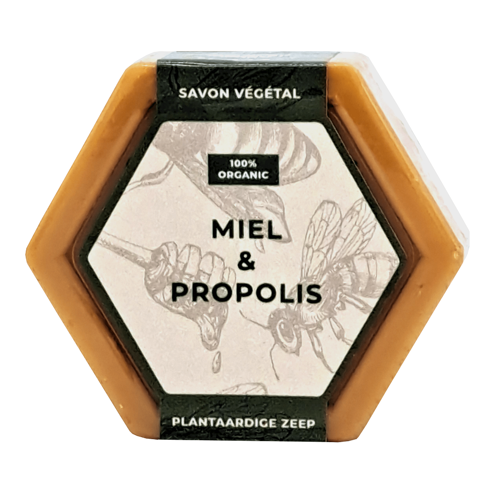 Honey and propolis soap / raw: 95 g